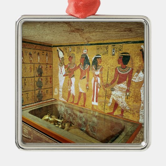 Die Grabkammer im Grab von Tutankhamun Silbernes Ornament (Vorne)