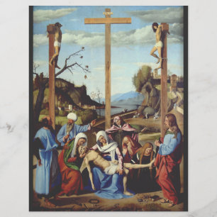 Die Grablegung Jesu Christi Heilige Ikone Kunst Flyer