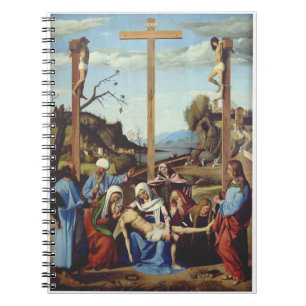 Die Grablegung Jesu Christi Heilige Ikone Kunst Notizblock
