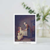 Die Grace von Jean-Baptiste Simeon Chardin Postkarte (Stehend Vorderseite)