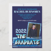 DIE GRADUATE Graduate PARTY INVITE Graffiti Einladung (Vorderseite)