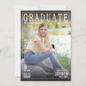 Die Graduate Magazine decken die schicke Einladung (Vorderseite)