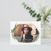 Die graduierte geometrische Postkarte des Laubs (Stehend Vorderseite)