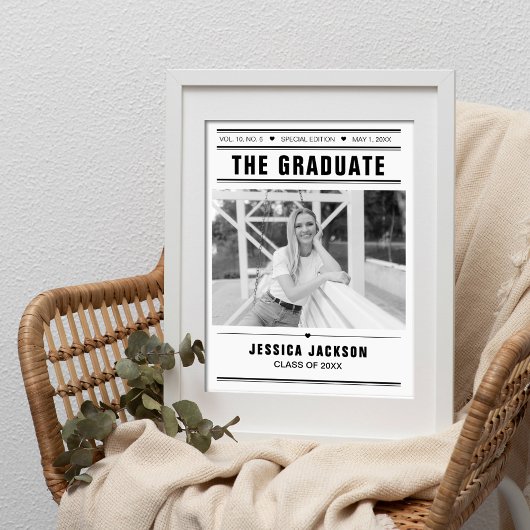 Die Graduierten-Zeitung Vorlagen Multi-Foto Poster
