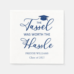 Die Graduiertenpartei Tassel war es wert, die Hass Serviette
