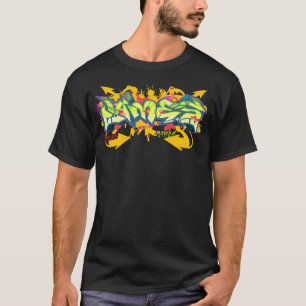 Die Graffiti der Männer: James Streetwear T-Shirt