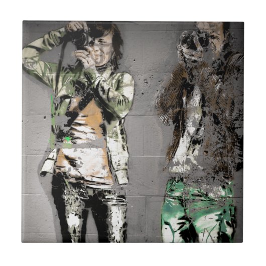 Die Graffiti des Fotografen Fliese (Vorderseite)