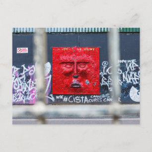 Die Graffiti in Belfast Irland Postkarte