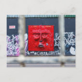 Die Graffiti in Belfast Irland Postkarte (Vorderseite)