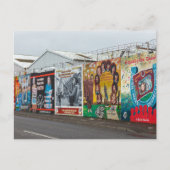Die Graffiti in Belfast Irland Postkarte (Vorderseite)
