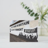 Die Graffiti in Belfast Irland Postkarte (Stehend Vorderseite)