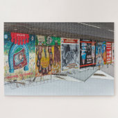 Die Graffiti in Belfast Irland Puzzle (Horizontal)