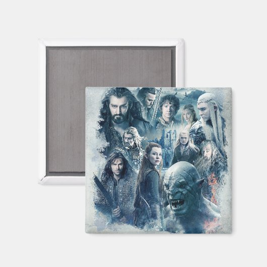 Die Grafik der fünf Armeezeichen Magnet (Vorderseite/Rückseite)