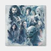 Die Grafik der fünf Armeezeichen Magnet (Vorne)