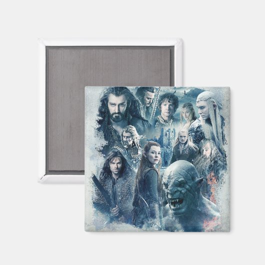 Die Grafik der fünf Armeezeichen Magnet (Vorderseite/Rückseite)