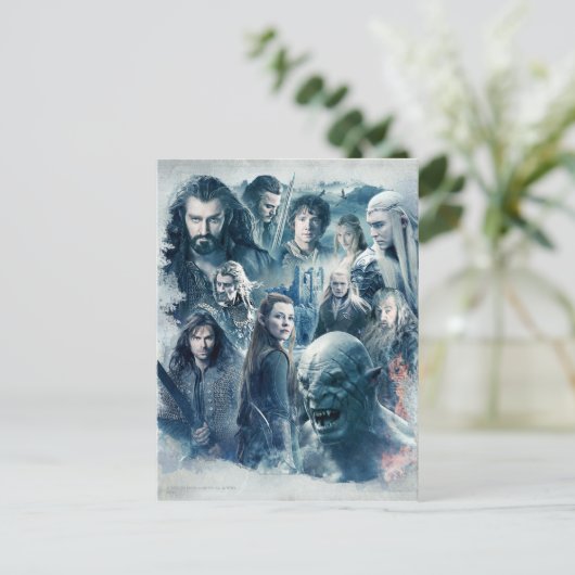 Die Grafik der fünf Armeezeichen Postkarte (Stehend Vorderseite)