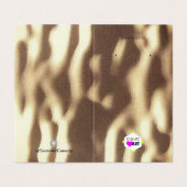 Die Grafikkarte mit dem Logo sammeln Visitenkarten (Außenseite Aufgefaltet)