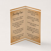 Die Grafikkarte mit dem Logo sammeln Visitenkarten (Innenseite)