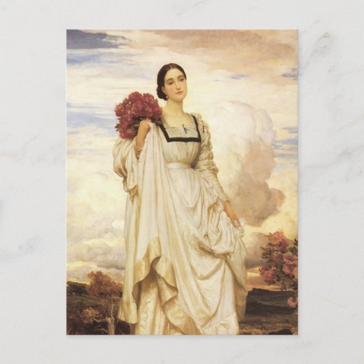 Die Gräfin Brownlow, Frederic Leighton Postkarte (Vorderseite)
