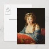 Die Gräfin Catherine Vassilievna Skavronskaia Postkarte (Vorne/Hinten)