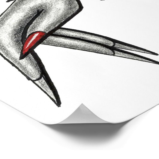 Die Gräfin Poster (Ecke)