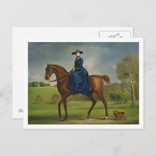 Die Gräfin von Coningsby in der Kostüme des Ch Postkarte (Vorne/Hinten)