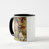 Die Gräfin von Effingham mit Gewehr und das Tasse (Vorderseite Links)