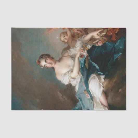 Die Grafschaft Brac als Aurora, Jean-Marc Nattier Seidenpapier (Vorderseite)