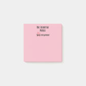 Die Grammatik-Polizei-klebrigen Anmerkungen Post-it Klebezettel (Vorderseite)