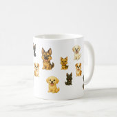 Die "Grand Canine Assembly"  Kaffeetasse (VorderseiteRechts)