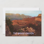Die Grand Canyon-Party Einladung (Vorderseite)