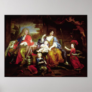 Die Grand Dauphin mit seiner Ehefrau Poster