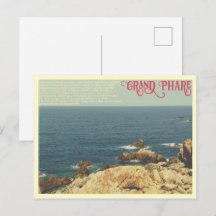 Die Grand Phare Strandlinie Jijel, Algerien
