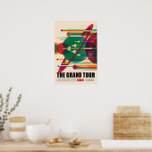 DIE GRAND TOUR Einmal im Leben NASA Weltraumreise Poster (Küche)