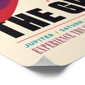 DIE GRAND TOUR Einmal im Leben NASA Weltraumreise Poster (Ecke)