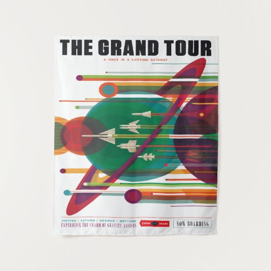 Die Grand Tour Medium Wandteppich (Vorderseite)