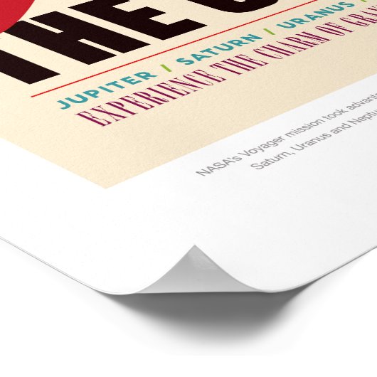 Die Grand Tour Poster (Ecke)