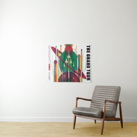 Die Grand Tour Small Wandteppich (Beispiel (Horizontal))