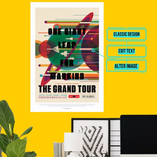 Die Grand Tour - Weltraumtourismus Poster