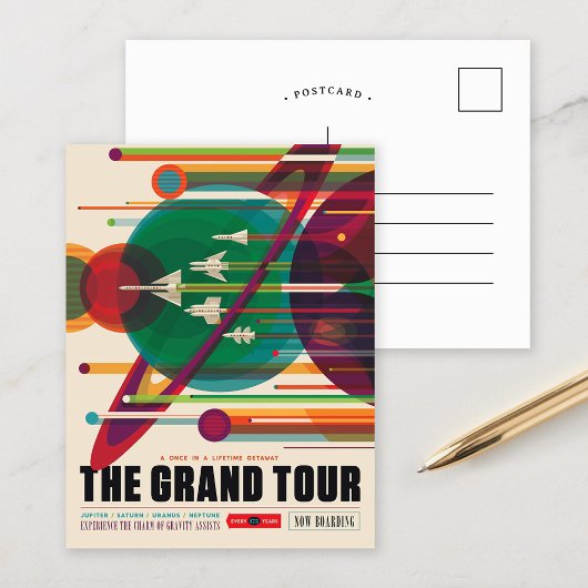 Die Grand Tour | Zukunftsvisionen der NASA Postkarte