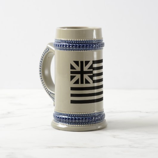 Die Grand Union Flag Bierglas (Vorderseite Links)