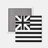 Die Grand Union Flag Magnet (Vorderseite/Rückseite)