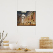 Die Grande Galerie des Louvre Poster (Küche)