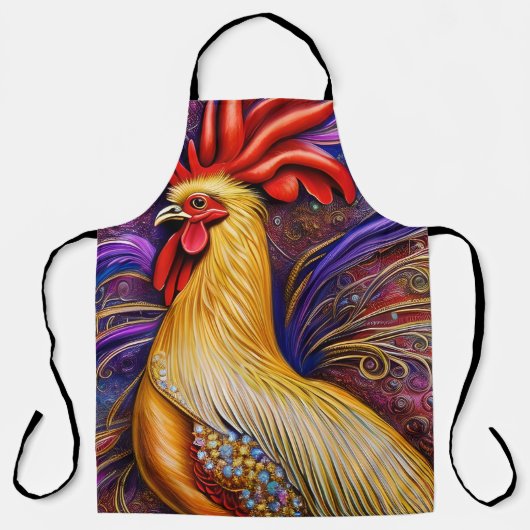 Die Grandeur eines Roosters Schürze (Vorderseite)