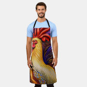 Die Grandeur eines Roosters Schürze (Getragen)