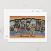 Die Granitstadt - Große Briefmarkenszenen Postkarte (Vorne/Hinten)