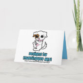 Die Gratulationskarte für einen Jungen Karte (Rückseite)