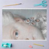 Die graue Königin rechts Seidenpapier (Basteln)