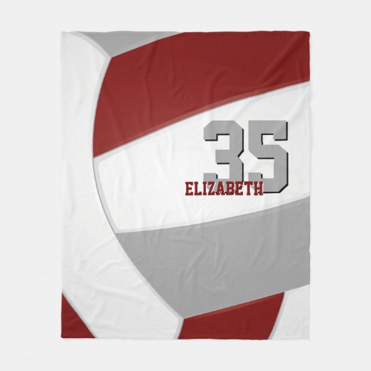 Die graue Mannschaft des Maroon ist in der Dekorat Fleecedecke (Vorderseite)