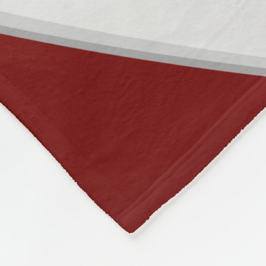 Die graue Mannschaft des Maroon ist in der Dekorat Fleecedecke (Ecke)
